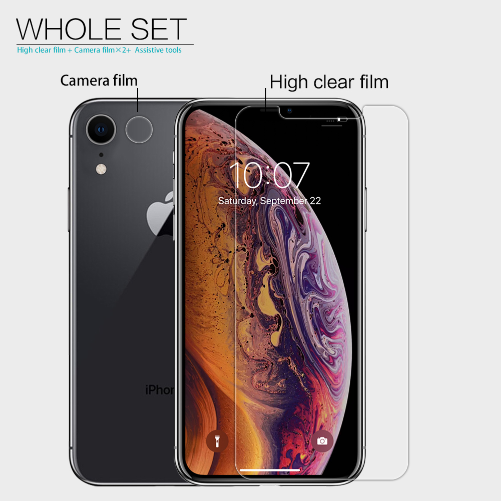 Nillkin-Clear-HD-Screen-Protector-With-Rear-Camera-Lens-Protector-For-iPhone-XR-1373000-5
